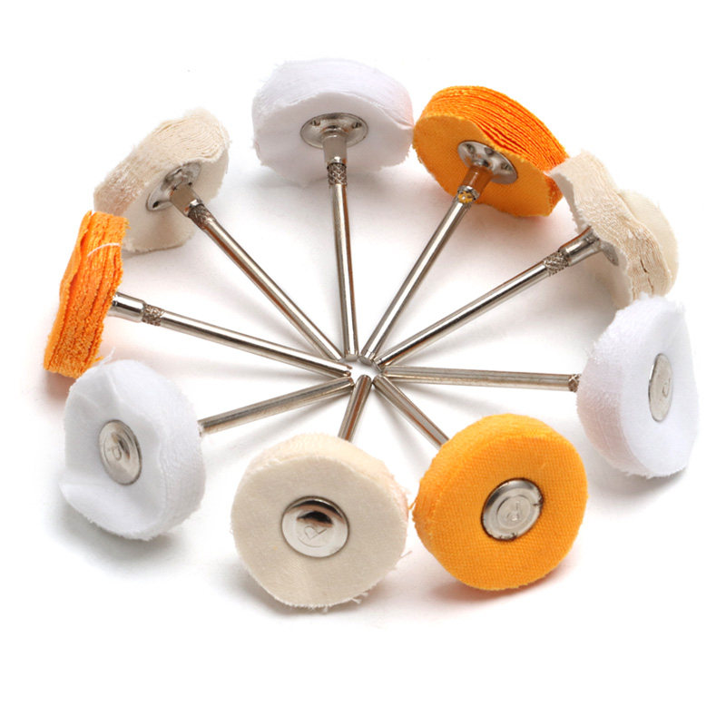 打磨抛光磨头带柄白布轮吊磨机工具金属镜面抛光轮纯棉绒布轮磨头,淘宝优惠券,粉丝福利购,淘宝优惠卷