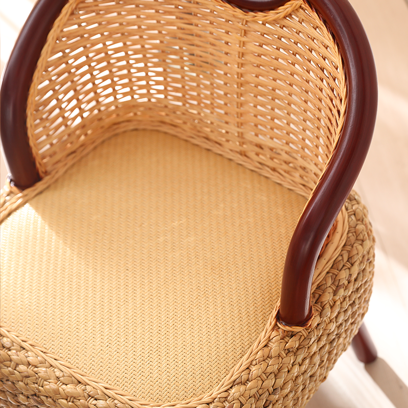 家用阳台藤椅单人休闲靠背椅编织懒人藤椅现代简约藤编小椅子网红,淘宝优惠券,粉丝福利购,淘宝优惠卷