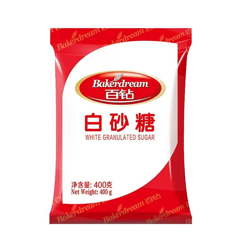 百钻白砂糖400g家用细砂糖幼砂糖冲饮调味做蛋糕面包佐餐烘焙原料 - 图3