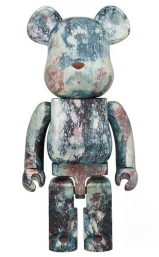 正品Bearbrick大理石积木熊 1000% 第五代 PU5 PUSHEAD BE@RBRICK - 图3
