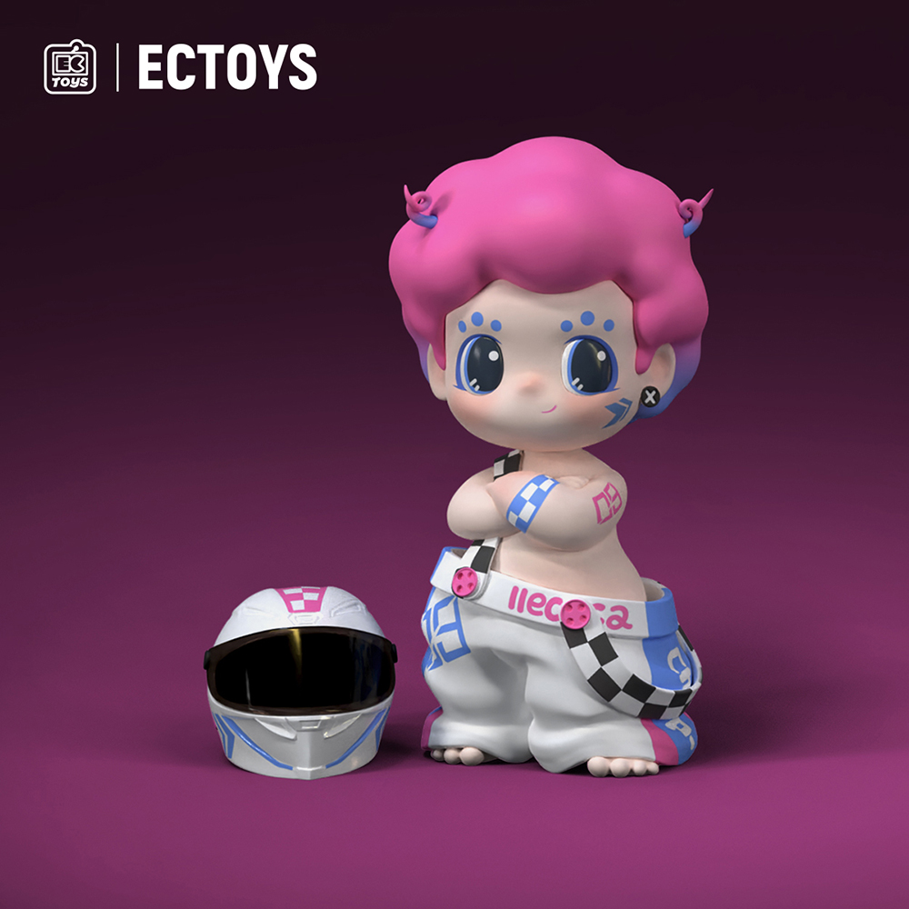 ECTOYS ELK-MOTOBOY青春机车少年赛车潮玩手办摆件潮流玩具礼物-图0