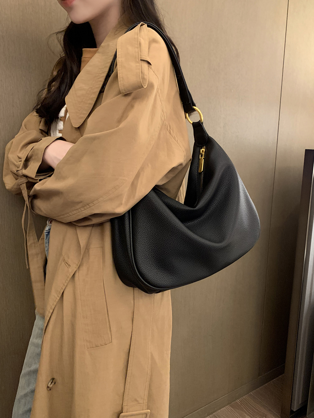 新款百搭女包单肩包斜挎包 软皮编织腋下包大容量包包女 LOSEA 2022 新款百搭女包单肩包斜挎包 软皮编织腋下包大容量包包女 LOSEA 2022