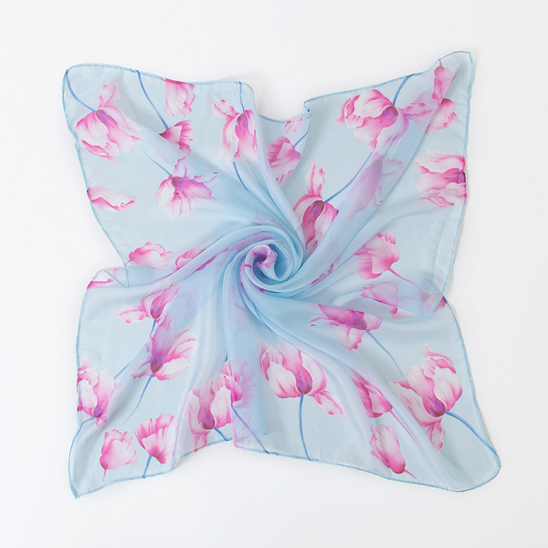 70厘米雪纺印花小方巾女丝巾薄款装饰领巾春秋季韩版百搭包头纱巾,淘宝优惠券,粉丝福利购,淘宝优惠卷