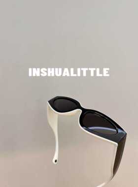 熊猫拼色字母眼镜男女墨镜