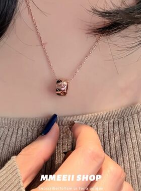 锁骨链女精致轻奢百搭叠戴项链