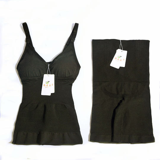 哺乳吊带款产后收腹塑身衣分体套装收腹神器孕产妇束身透气塑身衣