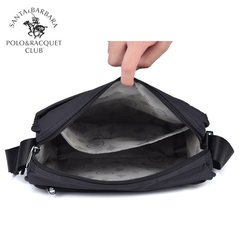 圣大保罗男休闲男包大容量单肩包 圣大保罗华夏展业男士包袋