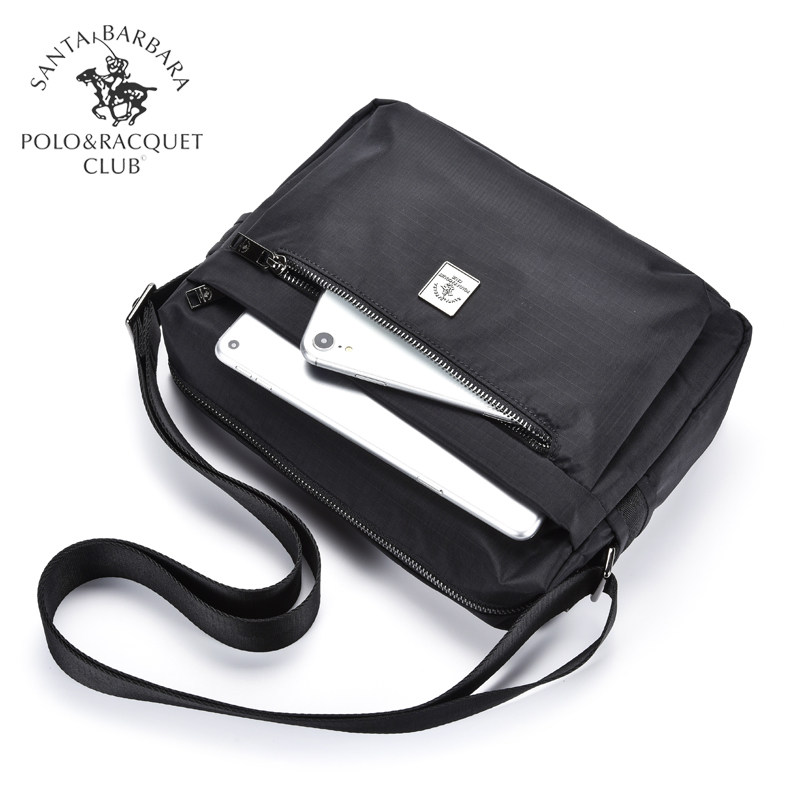 圣大保罗男包休闲单肩运动男斜挎包 圣大保罗华夏展业男士包袋