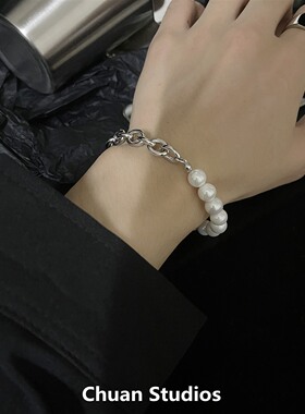 chuan21年新款潮牌ins珍珠手链