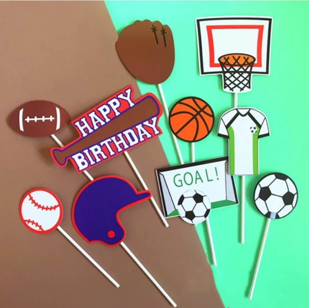 Basketball Kobe Bryant Cake Topper Happy Birthday Cake Decoration Party ...