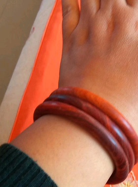 红心桃木根手镯桃木不怕水不变形