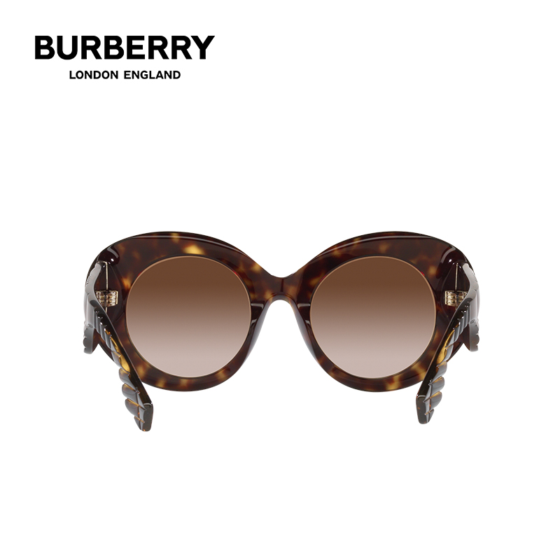 BURBERRY/博柏利太阳镜派对眼镜女圆形墨镜0BE4370U - 图2