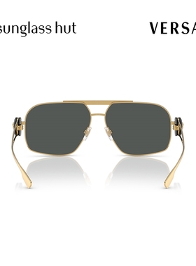 VERSACE/范思哲防晒不规则男墨镜