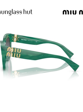 MIUMIU方形复古女粗框大框墨镜