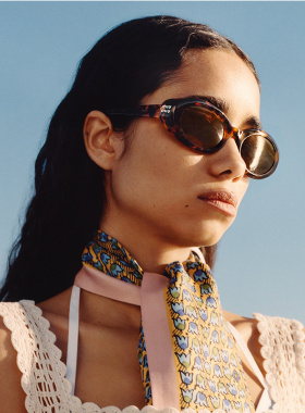 MIU MIU/缪缪【2026春夏新品】太阳镜女墨镜椭圆形眼镜0MU B09SF
