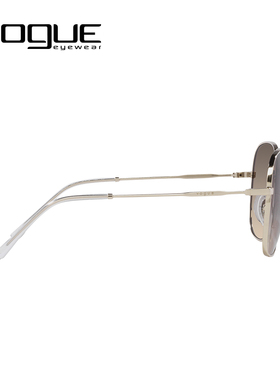 VOGUE圆形复古女金属框太阳镜