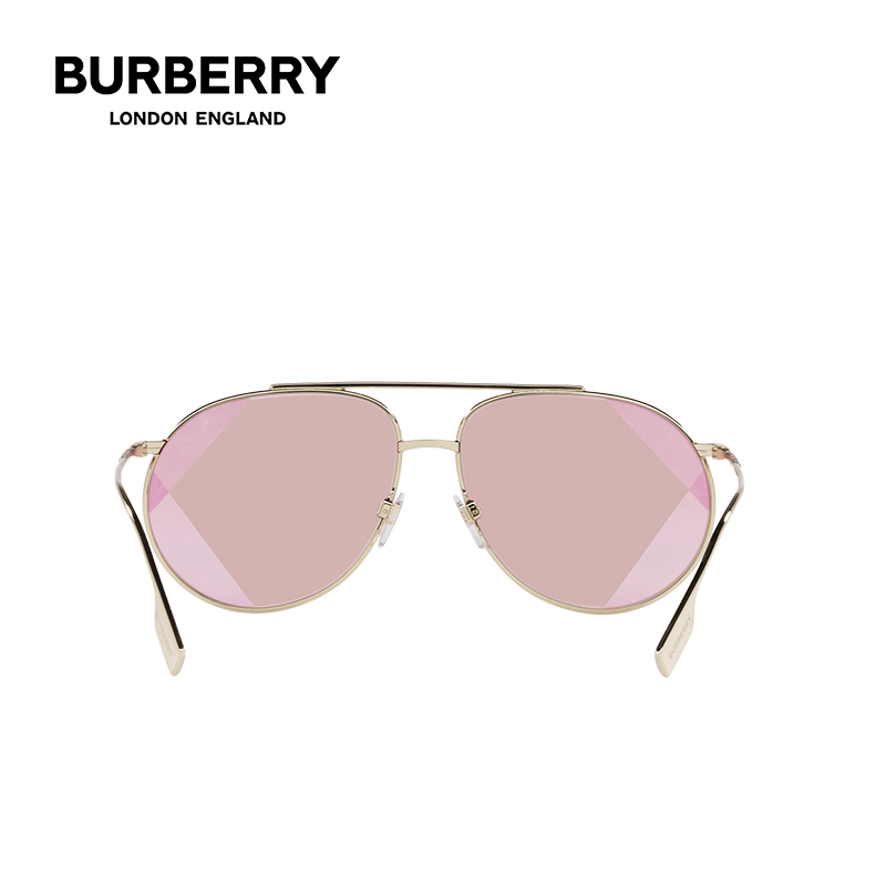 BURBERRY/博柏利巴宝莉太阳镜女复古飞行员眼镜墨镜0BE3138 - 图2