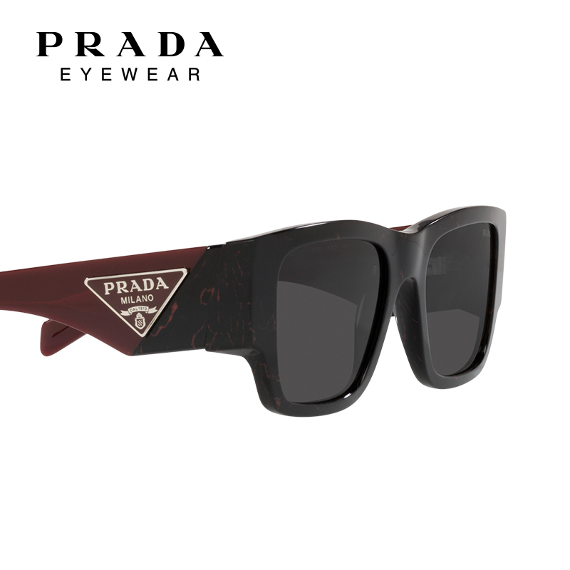 PRADA/普拉达太阳镜Symbole墨镜眼镜枕形时尚潮0PR 10ZSF - 图3