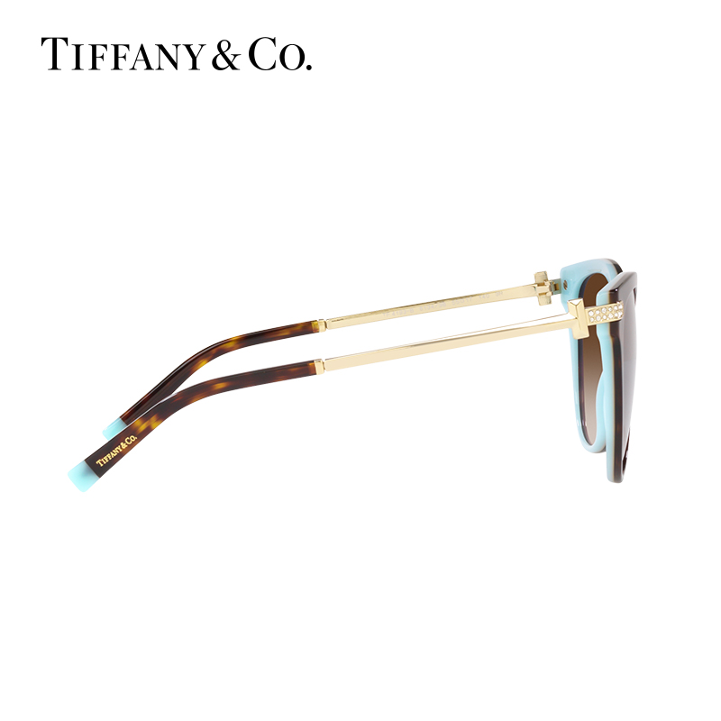 TIFFANY/蒂芙尼墨镜女时尚金属T系列显脸小渐变太阳镜0TF4193BF - 图2