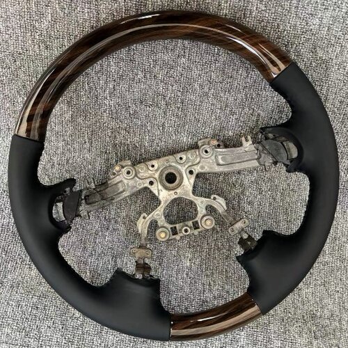 适用英菲尼迪QX60QX70桃木方向盘原厂总成个性改装桃木方向盘升级 - 图0