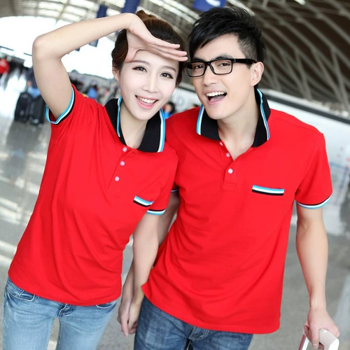 Летняя хлопковая футболка polo для работы подходит для мужчин и женщин, делается под заказ, короткий рукав, с печатью вашего логотипа