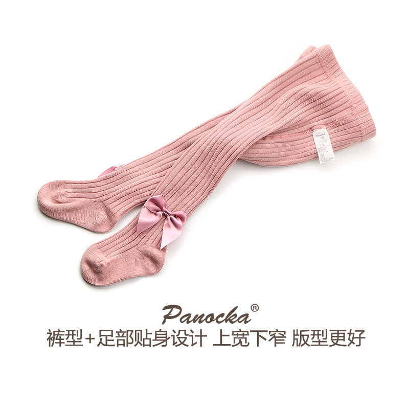 panocka春秋冬纯棉新生儿连裤袜 panocka儿童袜子(0-16岁)