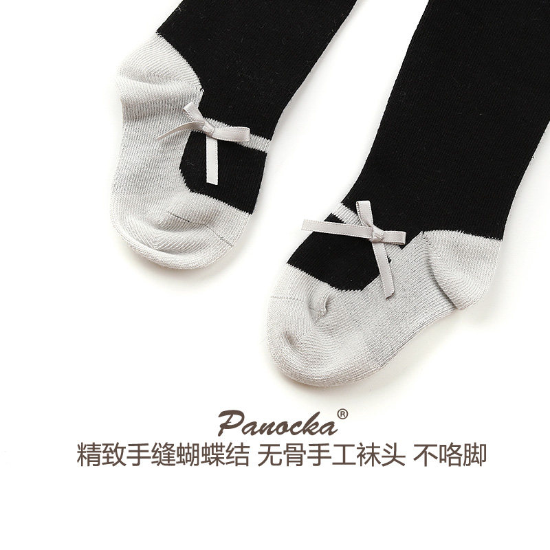 panocka春秋冬纯棉大pp宝宝连裤袜 panocka儿童袜子(0-16岁)