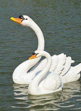 树脂浮水卡通浴缸鱼缸池塘仿真