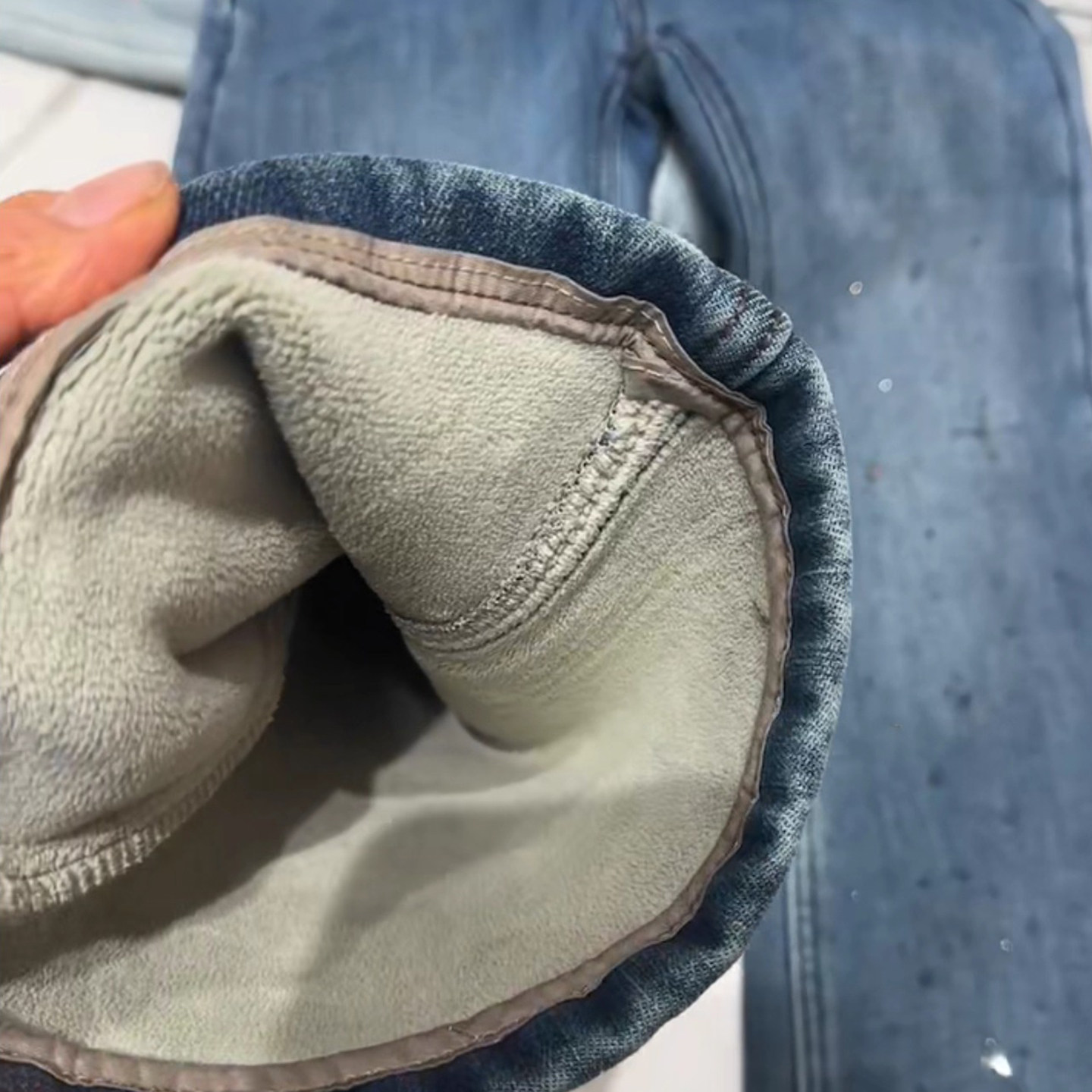 冬季中大童女童加绒烫钻闪亮牛仔裤直筒微喇裤小个子洋气超软裤子,淘宝优惠券,粉丝福利购,淘宝优惠卷