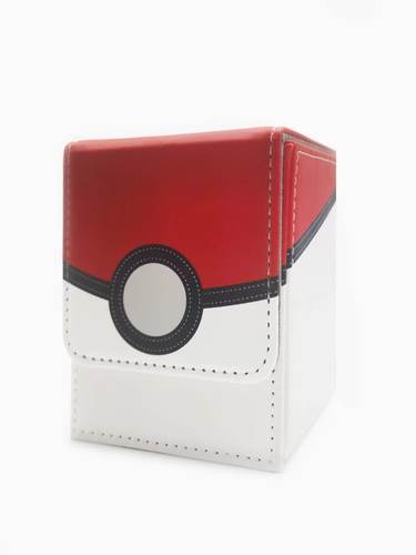 PTCG卡盒宝可梦大师球游戏王卡片桌游卡牌收纳盒豪华超大容量100+ - 图3