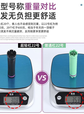 超轻单孔烫发杠子24V加长卷发杠防水防爆诺美亚杰力戴尔机器通用
