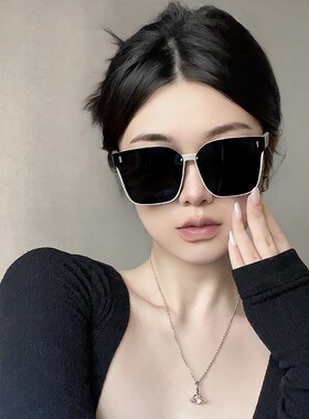 Viney墨镜女2026年新款夏季太阳镜复古大框偏光防紫外线网红眼镜