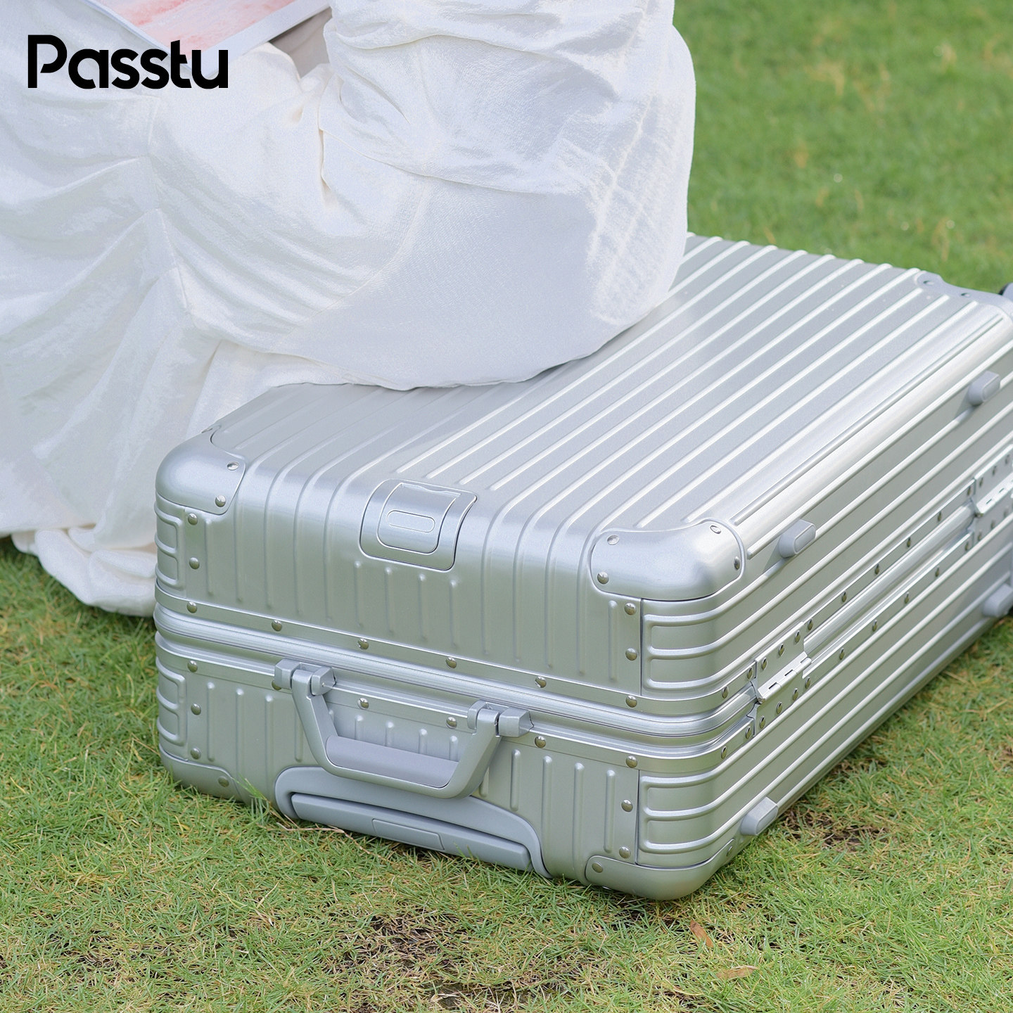 CeivlmKlain全铝镁合金拉杆箱万向轮行李箱男女密码登机旅行箱子