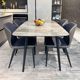 Italian imported slate household dining table for small apartments