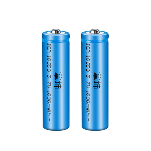 18650锂电池3.7V大容量可充电电池充电器激光手电筒配件原装耐用 - 图0