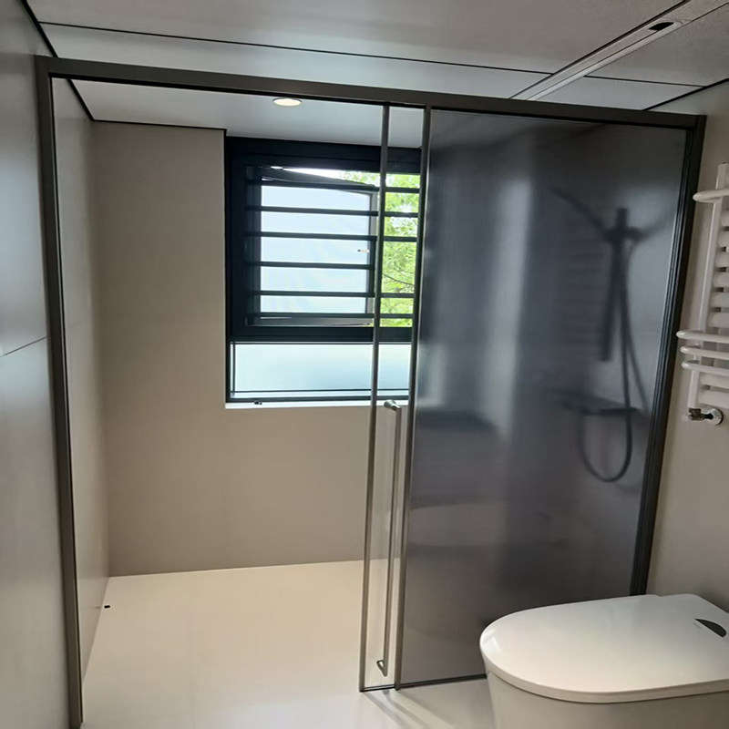 新款下沉式无障碍窄边淋浴房玻璃隔断一固一移门玻4包加厚不锈钢,淘宝优惠券,粉丝福利购,淘宝优惠卷