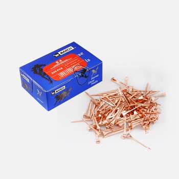 MARCH copper hoof nails (250PCS) E3 size hoof trimming tools ສະຫນອງທີ່ຫມັ້ນຄົງ Rocky 8703044