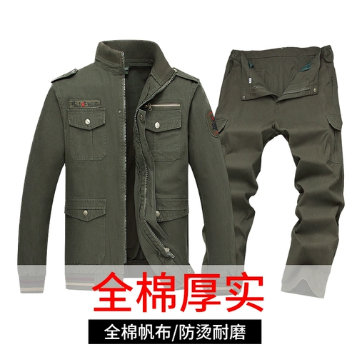 Хлопковый износостойкий дорожный комбинезон, осенний, делается под заказ, защита от ожогов