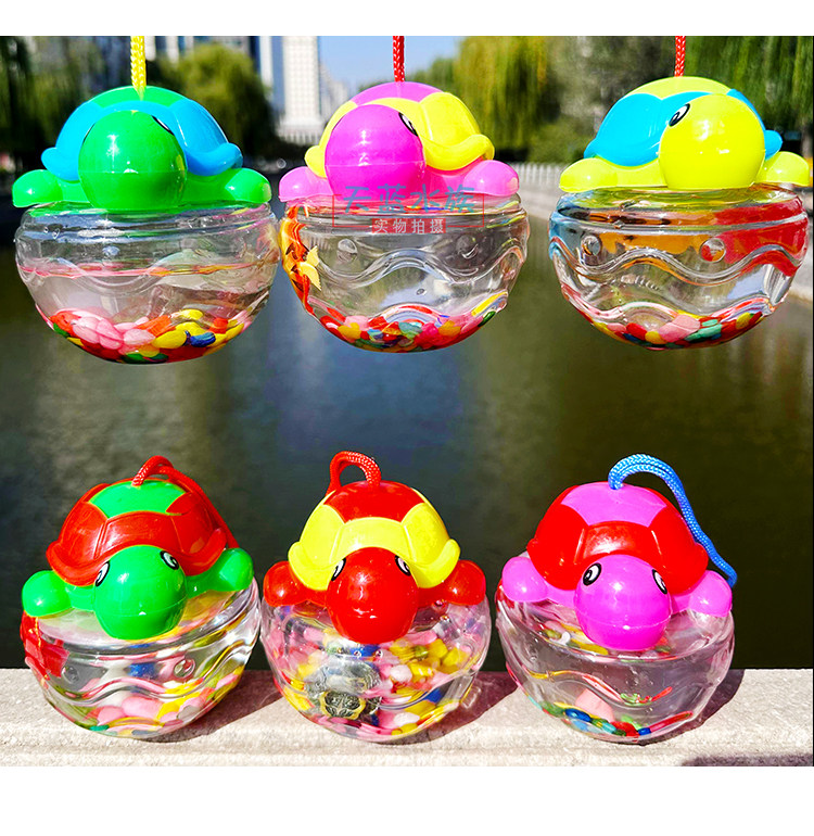 手提小鱼缸透明乌龟盒塑料企鹅QQ杯龟瓶鱼瓶宠物盒水母杯儿童摆摊,淘宝优惠券,粉丝福利购,淘宝优惠卷