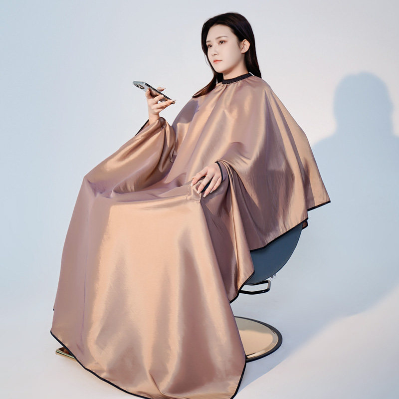 伸手围布专用高档成人美发大号理发围布剪发不沾发防水专业定制潮,淘宝优惠券,粉丝福利购,淘宝优惠卷