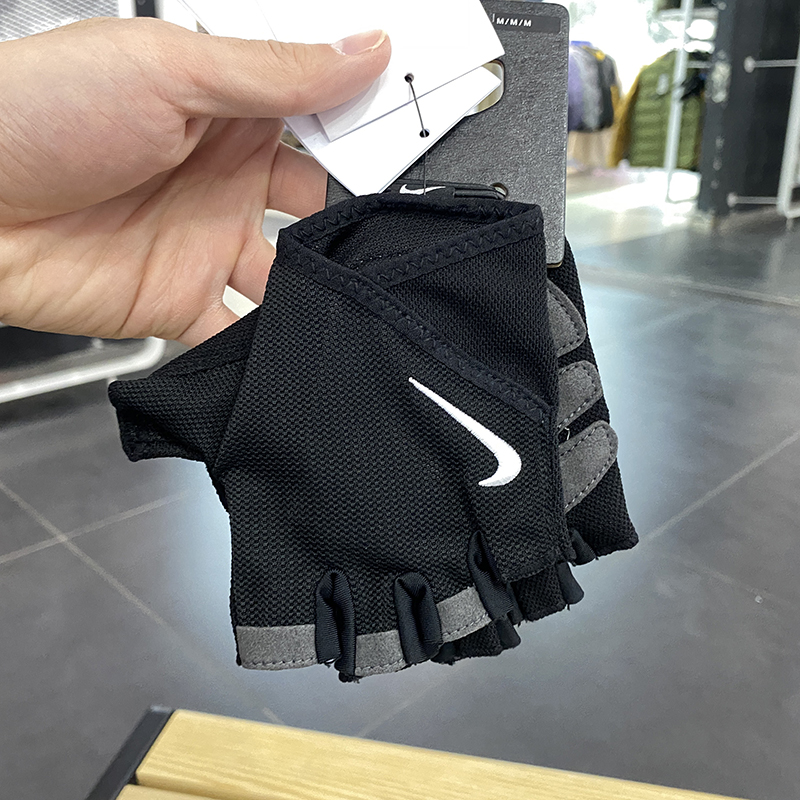 Nike耐克户外健身攀登训练骑行半指一体式设计耐磨手套AC4239-010