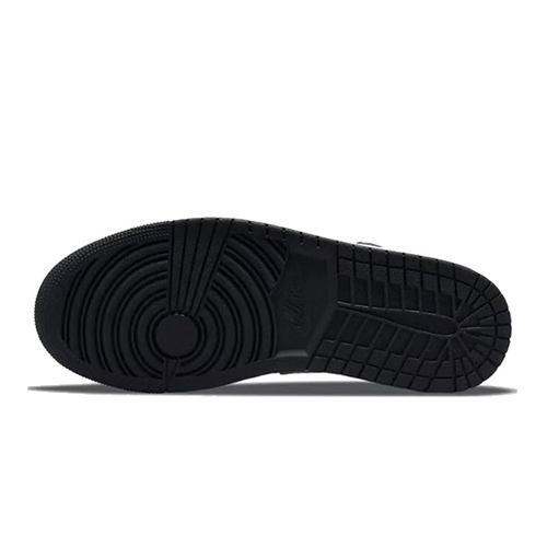 Nike耐克男鞋2026春季款AJ1黑白灰撞色篮球风复古板鞋 553558-040 - 图2