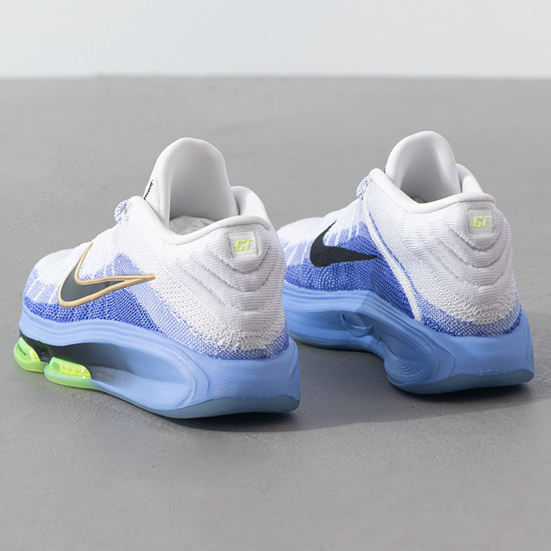 耐克男鞋2024冬季款G.T. HUSTLE 3气垫厚底实战篮球鞋 FV5952-100-图2