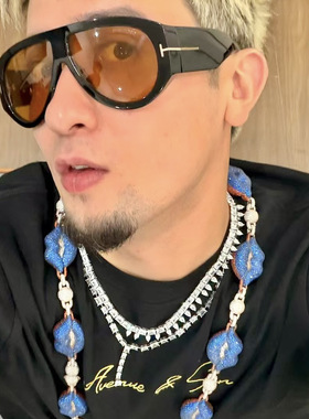 NICEPOWER DripEmerald Tennis Chains水滴满钻网球链Rapeter同款