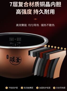新款专柜远红外球釜电饭煲40HC82