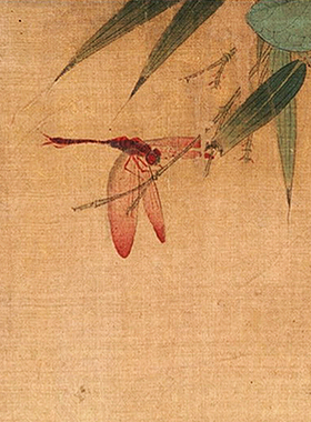 乾坤生意高清微喷草虫范本画稿