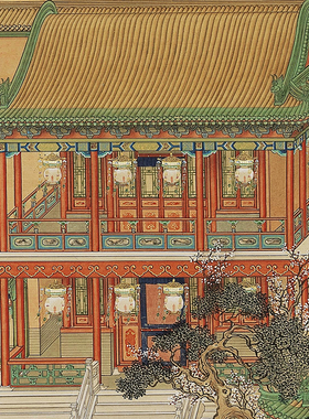 大象画行玄关挂画中式古画