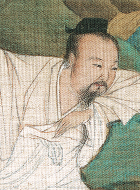 仇英桃源仙境专用青绿临摹国画