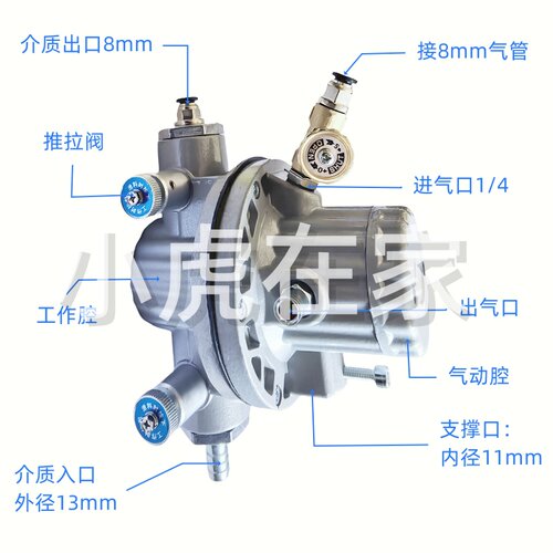 气动单向隔膜泵油墨泵水墨印刷机泵高宝油墨胶水泵纸箱机械配件 - 图3