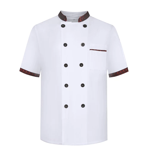 Кейтеринг мужского западного шеф-повара высококлассный верхний половинный кухонный шеф-повар рабочая одежда с короткими рукавами летни
